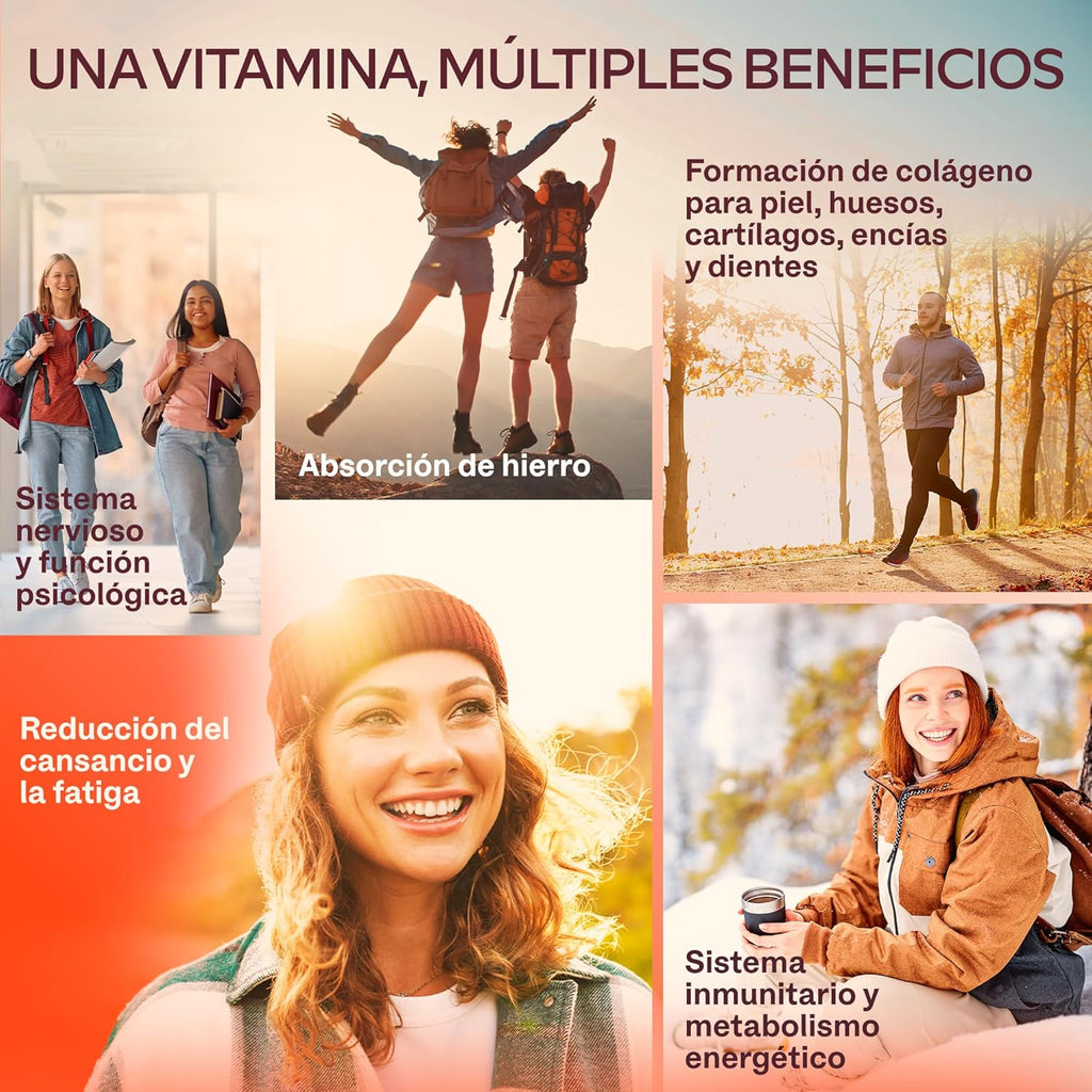 Vitamina C 1000 Mg - Vitamina C Natural - Con Flavonoides De Fruta Cítrica Y Acerola - Por Dosis Diaria (2 Cápsulas) - 180 Cápsulas De Vitamina C Pura Altamente Concentrada- Vegano Y Sin Gluten