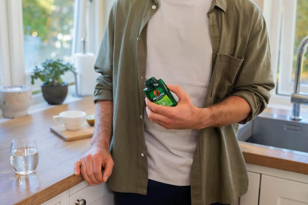 Moller’S ® | Cápsulas De Omega 3 | Aceite De Pescado | Suplemento Dietético Nórdico Con Omega 3 Y EPA, DHA, Vitaminas A, D Y E | Marca Con 166 Años De Historia | Daily Health | 112 Cápsulas